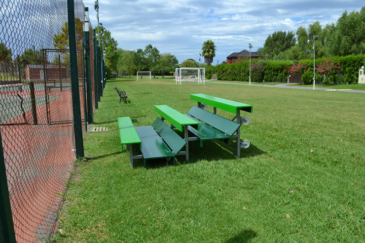 Grada en campo deportivo